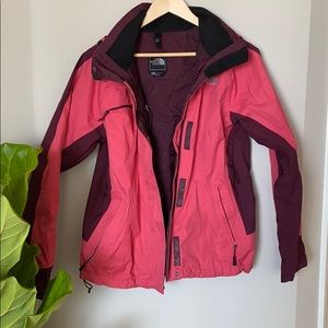 North face windbreaker jacket